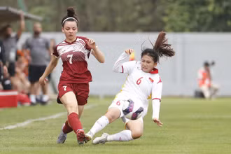 U17 nữ Việt Nam giành chiến thắng dễ dàng trước U17 nữ Palestine. (Ảnh: VFF)
