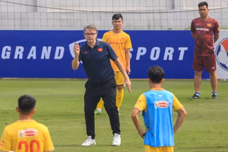U23 Cup – Doha, Qatar 2023 là giải đấu đầu tiên của tân huấn luyện viên Philippe Troussier cùng với U23 Việt Nam. (Ảnh: VFF)