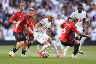 Tottenham hạ gục Manchester United trong khuôn khổ vòng 2, Giải Bóng đá Ngoại hạng Anh mùa giải 2023/2024. (Ảnh: Premier League)