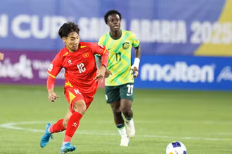 Chu Ngọc Nguyễn Lực là một trong những cầu thủ xuất sắc sinh năm 2009 trong đội hình U17 Việt Nam. (Ảnh: VFF)