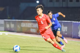 U16 Việt Nam bỏ lỡ nhiều tình huống nguy hiểm. (Ảnh: VFF)