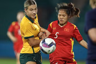 Trận đấu với U20 nữ Australia chỉ còn mang tính thủ tục khi hai đội đã sớm giành quyền vào Vòng chung kết. (Ảnh: VFF)