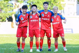 Thái Nguyên T&T thắng đậm 5-0 Sơn La. (Ảnh: VFF)