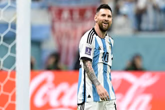 Messi bước tiếp vào trận chung kết World Cup 2022. (Ảnh: Getty)