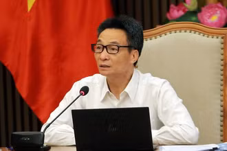 Phó Thủ tướng Vũ Đức Đam phát biểu tại buổi làm việc. (Ảnh: VGP)