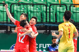 Đội tuyển futsal Việt Nam dưới sự dẫn dắt của huấn luyện viên Diego Guistozzi hiện đứng hạng 33 thế giới. (Ảnh: VFF)