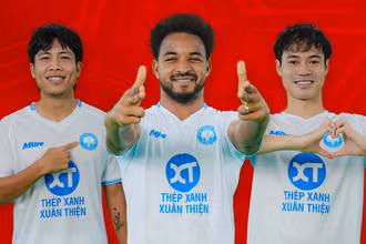 3 cầu thủ của Nam Định được triệu tập vào đội tuyển quốc gia. (Ảnh: VFF)
