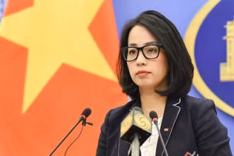 Người Phát ngôn Bộ Ngoại giao Phạm Thu Hằng. 