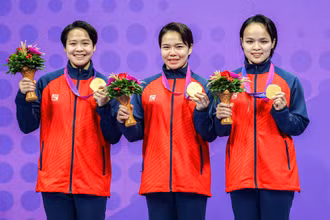 Niềm tự hào với tấm Huy chương Vàng quý giá tại Đại hội thể thao châu lục.