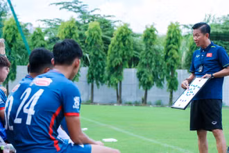 Sau giải vô địch U23 Đông Nam Á 2023, huấn luyện viên Hoàng Anh Tuấn và các học trò tại đội tuyển Olympic Việt Nam hướng đến mục tiêu tiếp theo là ASIAD 19. (Ảnh: VFF)