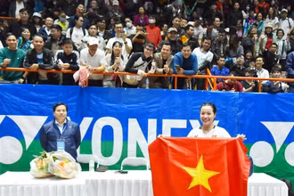 [Ảnh] Nguyễn Thùy Linh vô địch Giải cầu lông Ciputra Hà Nội 2023