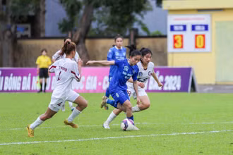 Than Khoáng sản Việt Nam thắng đậm 4-0 trước Sơn La. (Ảnh: VFF)