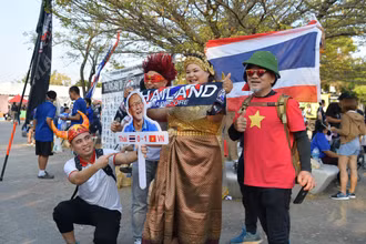 [Ảnh] Không khí sôi động trước trận chung kết lượt về AFF Cup 2022