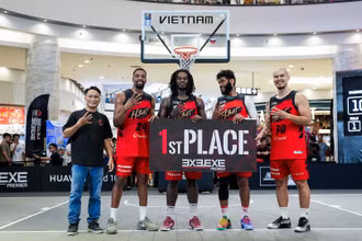 Saigon Heat.EXE vô địch chặng 4 giải bóng rổ 3x3.EXE Premier Vietnam 2025. (Ảnh: VBA)