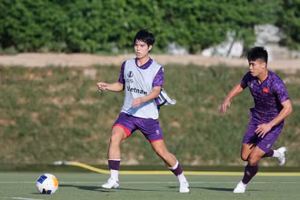 U23 Việt Nam sẵn sàng cho trận đấu tiếp theo. (Ảnh: VFF)