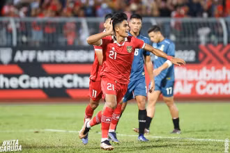 Indonesia có chiến thắng đậm trước Brunei.(Ảnh: PSSI)