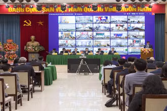 Toàn cảnh hội nghị tổng kết năm 2024 của Bộ Xây dựng.