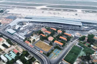 Nhà ga hành khách T3 có công suất khai thác 20 triệu hành khách/năm (ảnh: THẾ ANH)