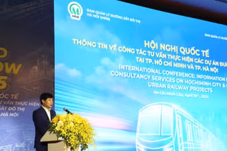 Hội nghị quốc tế thông tin về công tác tư vấn thực hiện các dự án đường sắt đô thị tại Thành phố Hồ Chí Minh và thành phố Hà Nội (Ảnh: QUÝ HIỀN)