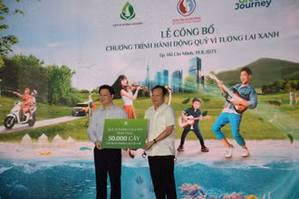 Các hoạt động của Quỹ Vì tương lai xanh mang lại cuộc sống ‘xanh” cho thế hệ tương lai. Quỹ sẽ trồng 30.000 cây rừng tại Cần Giờ.