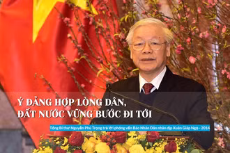 Ý Đảng hợp lòng dân, đất nước vững bước đi tới