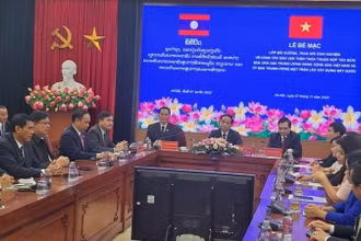 Quang cảnh Lễ bế giảng.