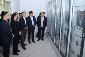 Phó Thủ tướng Lê Thành Long kiểm tra thực tế tại dự án.