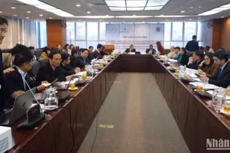 Quang cảnh cuộc hội thảo. 