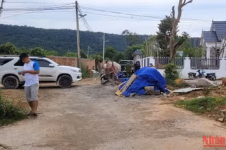 Hiện trường vụ án mạng ngày 27/10, tại thành phố Phú Quốc, tỉnh Kiên Giang. 