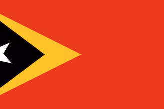 Quốc kỳ Timor-Leste.