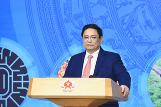 Thủ tướng Phạm Minh Chính phát biểu khai mạc diễn đàn.