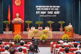 Kỳ họp thứ 7 HĐND tỉnh Vĩnh Phúc thông qua nhiều quyết định quan trọng.