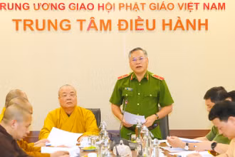 Thứ trưởng Công an Nguyễn Văn Long phát biểu tại lễ ký kết.