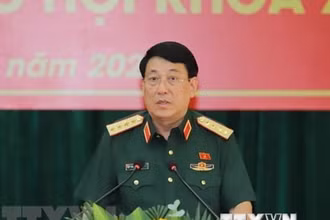 Đại tướng Lương Cường. (Ảnh: Trịnh Duy Hưng/TTXVN)