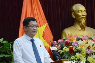 Ông Trần Phước Sơn được bầu làm Phó Chủ tịch Hội đồng nhân dân thành phố Đà Nẵng nhiệm kỳ 2021-2026. (Ảnh: TTXVN)