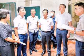  Đoàn giám sát của Hội đồng nhân dân thành phố Hà Nội tiến hành giám sát chuyên đề "Việc thực hiện các quy định của pháp luật trong quản lý, sử dụng tài sản công là nhà, đất thuộc sở hữu nhà nước của thành phố" tại Công ty trách nhiệm hữu hạn một thành viên Quản lý và Phát triển nhà Hà Nội. (Ảnh GIA HUY) Đoàn giám sát của Hội đồng nhân dân thành phố Hà Nội tiến hành giám sát chuyên đề "Việc thực hiện các quy định của pháp luật trong quản lý, sử dụng tài sản công là nhà, đất thuộc sở hữu nhà nước của thành phố" tại Công ty trách nhiệm hữu hạn một thành viên Quản lý và Phát triển nhà Hà Nội. (Ảnh GIA HUY)