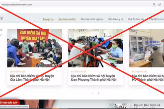 Dùng hình ảnh trái phép, giả mạo một số đơn vị của Bảo hiểm xã hội Hà Nội trục lợi