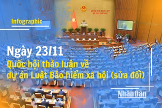 [Infographic] Ngày 23/11, Quốc hội thảo luận về dự án Luật Bảo hiểm xã hội (sửa đổi)