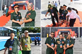 Các đại biểu dự Hội nghị biểu dương người có công với cách mạng tiêu biểu toàn quốc năm 2023 tại Thừa Thiên Huế, tháng 7/2023. (Ảnh: ĐĂNG KHOA)