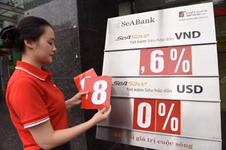 Nhiều ngân hàng thương mại áp dụng biểu lãi suất huy động mới từ ngày 3/4.