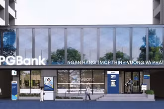 Hình ảnh một điểm giao dịch điển hình của PGBank trong nhận diện mới