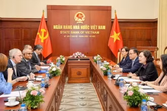 Toàn cảnh buổi làm việc.