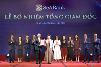 Lễ bổ nhiệm Tổng Giám đốc SeABank Lê Quốc Long.