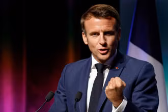 Tổng thống Macron. (Ảnh: BFMTV)