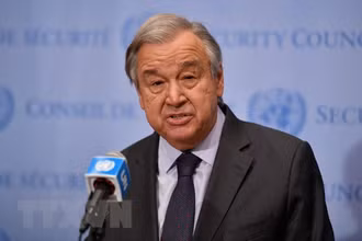 Tổng Thư ký Liên hợp quốc Antonio Guterres. (Ảnh: AFP/TTXVN)