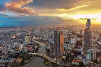 Một góc Thành phố Hồ Chí Minh. (Ảnh: Getty/Vietnam+)