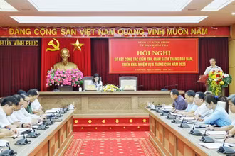 Ủy ban Kiểm tra Tỉnh ủy Vĩnh Phúc triển khai công tác 6 tháng cuối năm 2023.