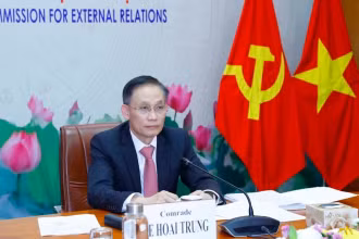 Đồng chí Lê Hoài Trung, Bí thư Trung ương Đảng, Trưởng Ban Đối ngoại Trung ương. (Ảnh: TTXVN)