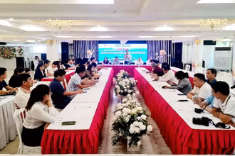 Quang cảnh buổi họp báo.