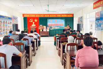 Quang cảnh buổi lễ.